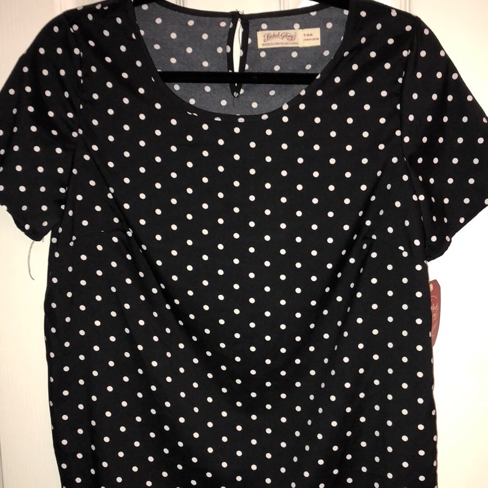 Polka dot casual shirt